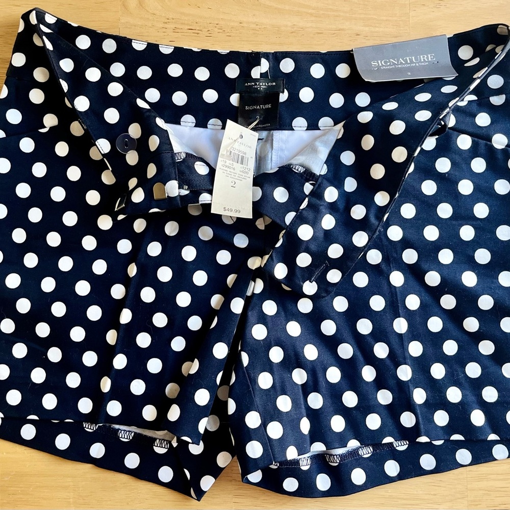 Ann Taylor Signature Navy Shorts